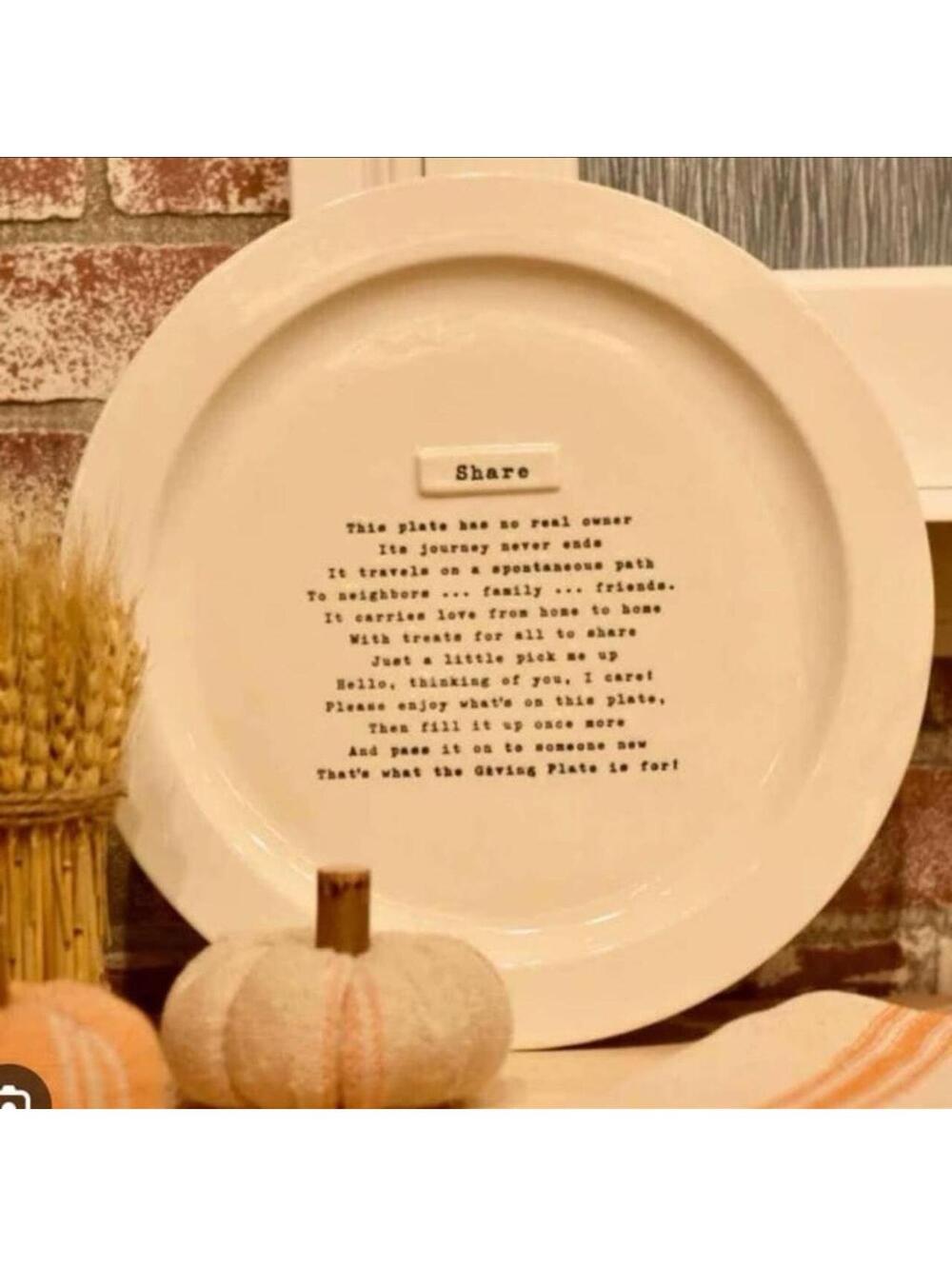 Mud Pie share serving plate platter